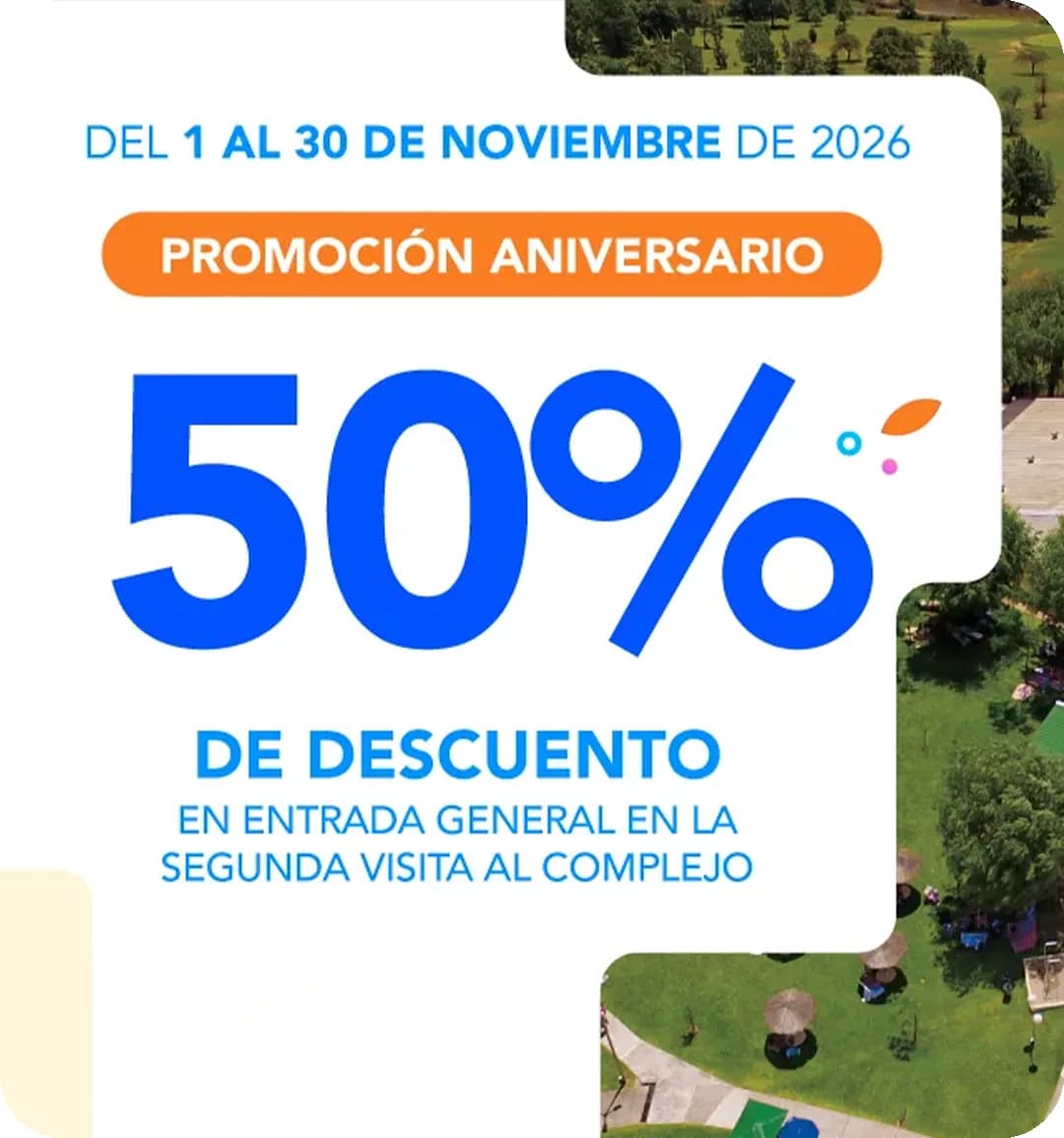 Promoción aniversario: 50% de descuento en la segunda visita