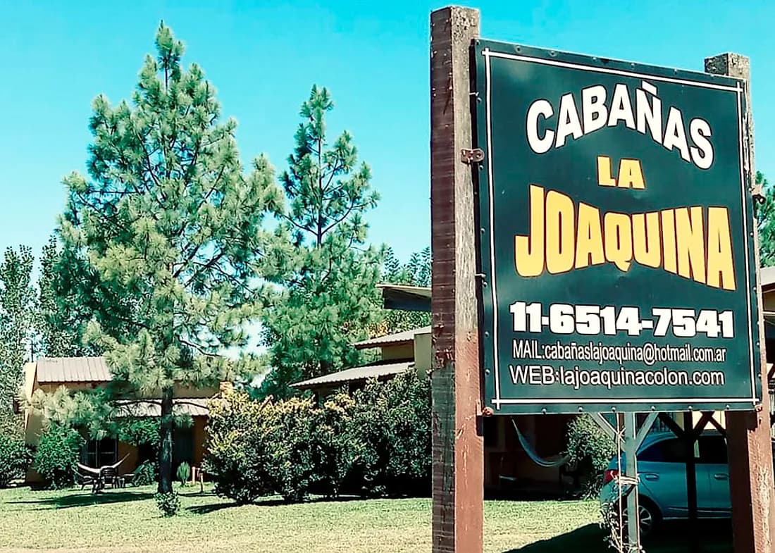 Cabañas La Joaquina, cabañas en Colón